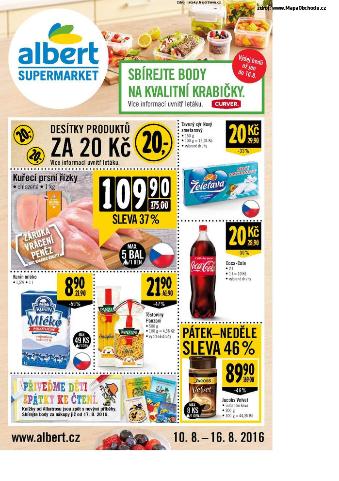 Stránka č. 1 - Akční leták Albert Supermarket