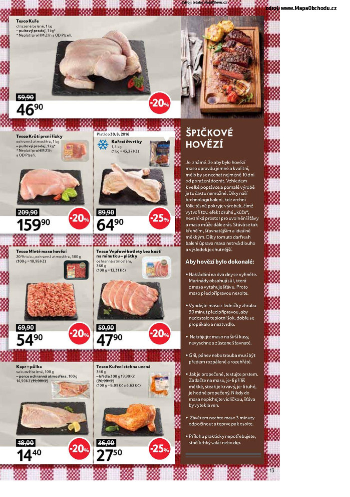 Stránka č. 13 - Akční leták Tesco Hypermarket