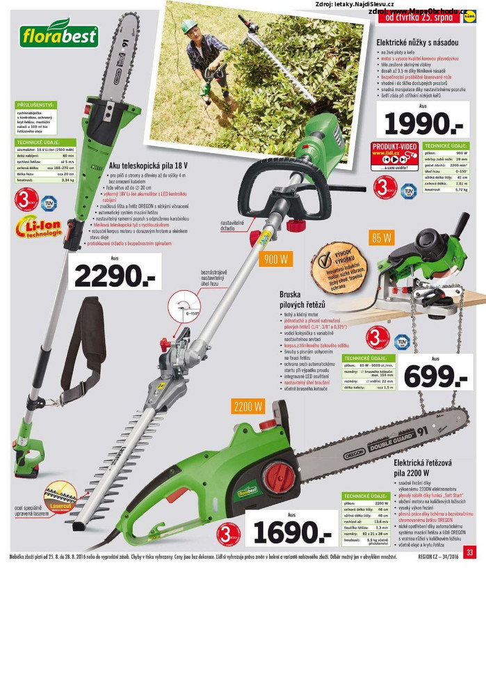Stránka č. 33 - Akční leták Lidl Bombastické ceny