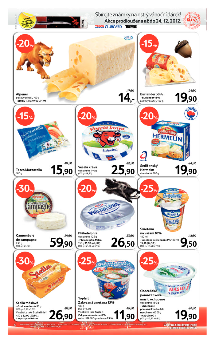 Stránka č. 4 - Akční leták Tesco  Hypermarket