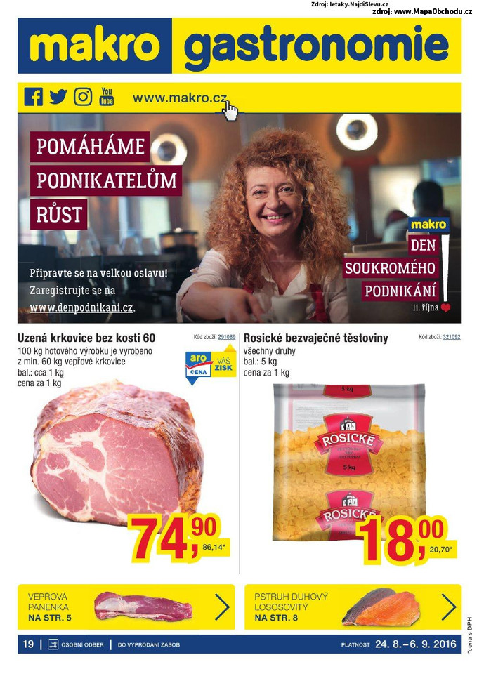 Stránka č. 1 - Akční leták Makro Gastronomie