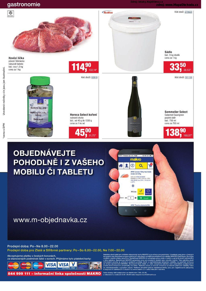 Stránka č. 16 - Akční leták Makro Gastronomie