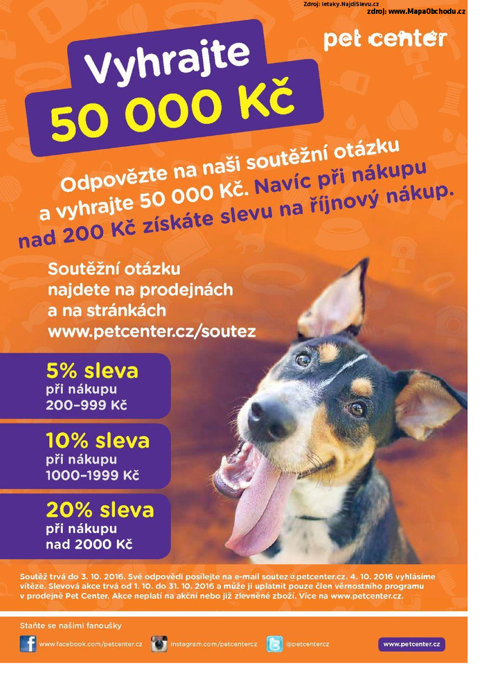 Stránka č. 20 - Akční leták Pet Center