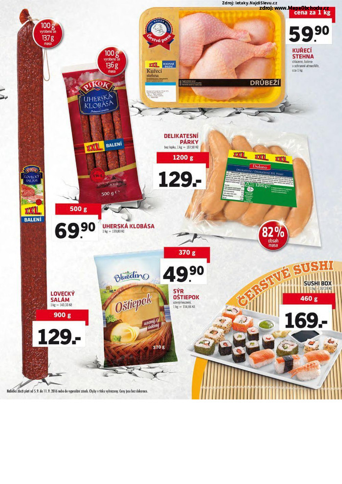 Stránka č. 3 - Akční leták Lidl XXL týden