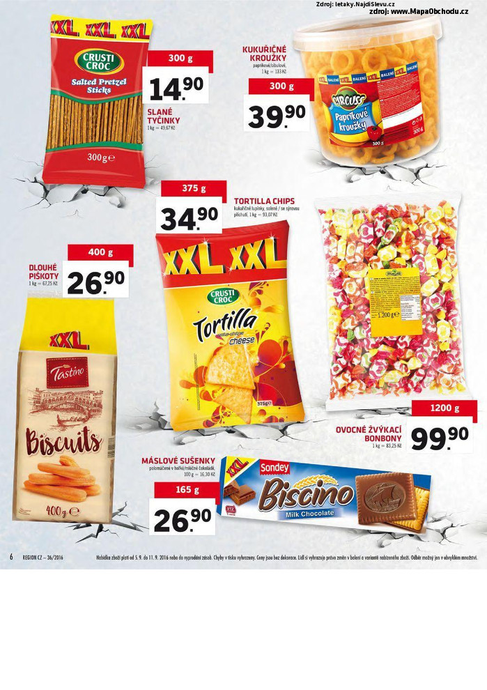 Stránka č. 6 - Akční leták Lidl XXL týden