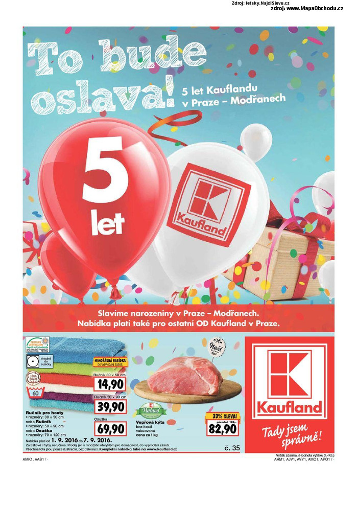 Stránka č. 1 - Akční leták Kaufland