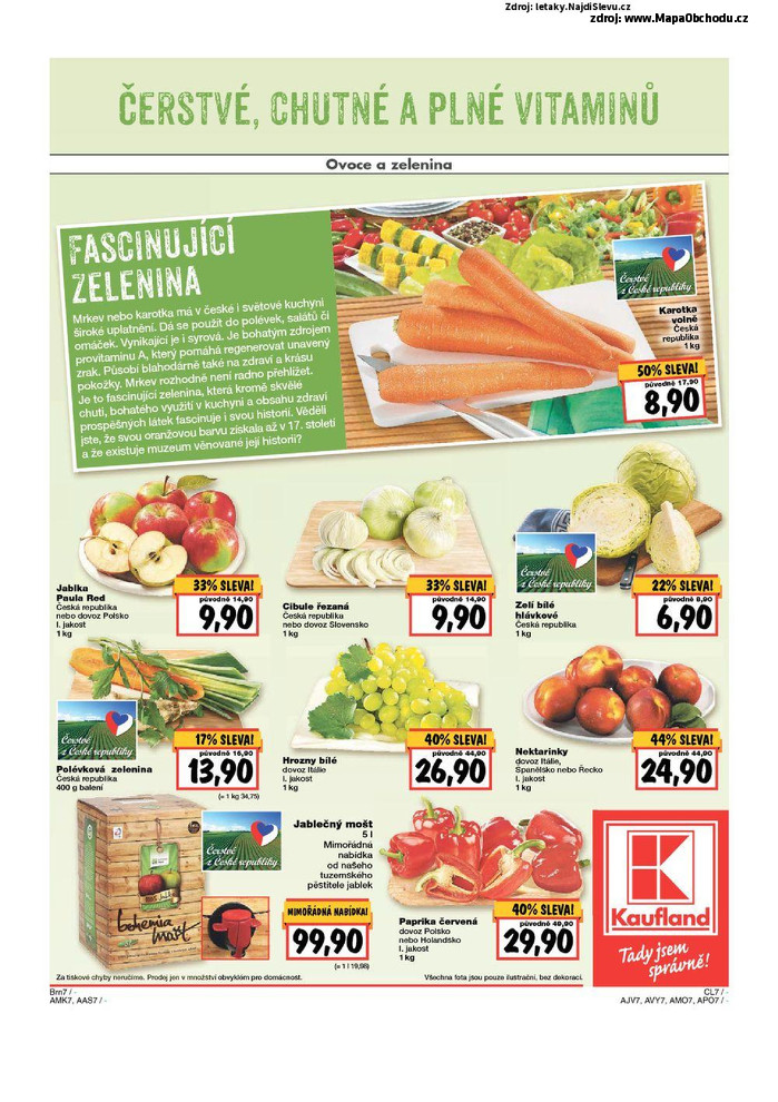 Stránka č. 7 - Akční leták Kaufland