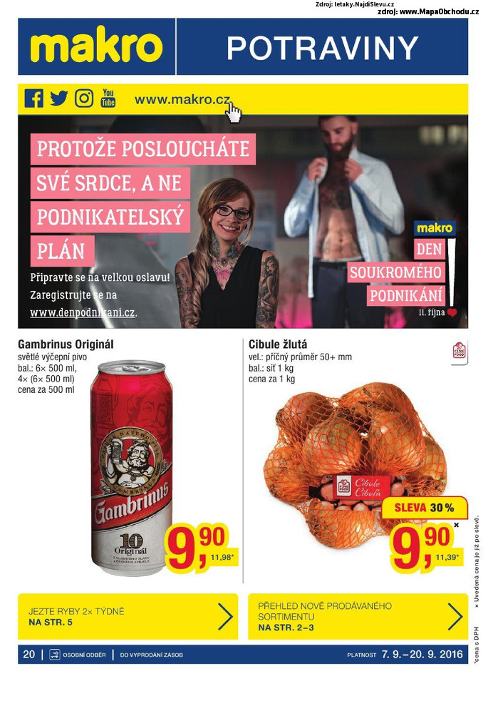 Stránka č. 1 - Akční leták Makro Potraviny