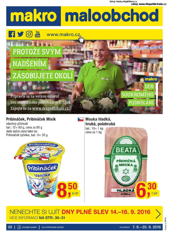 Stránka č. 1 - Akční leták Makro Maloobchod