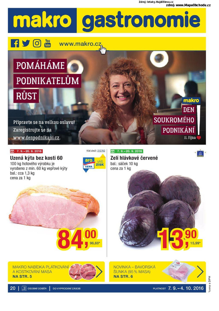 Stránka č. 1 - Akční leták Makro Gastronomie