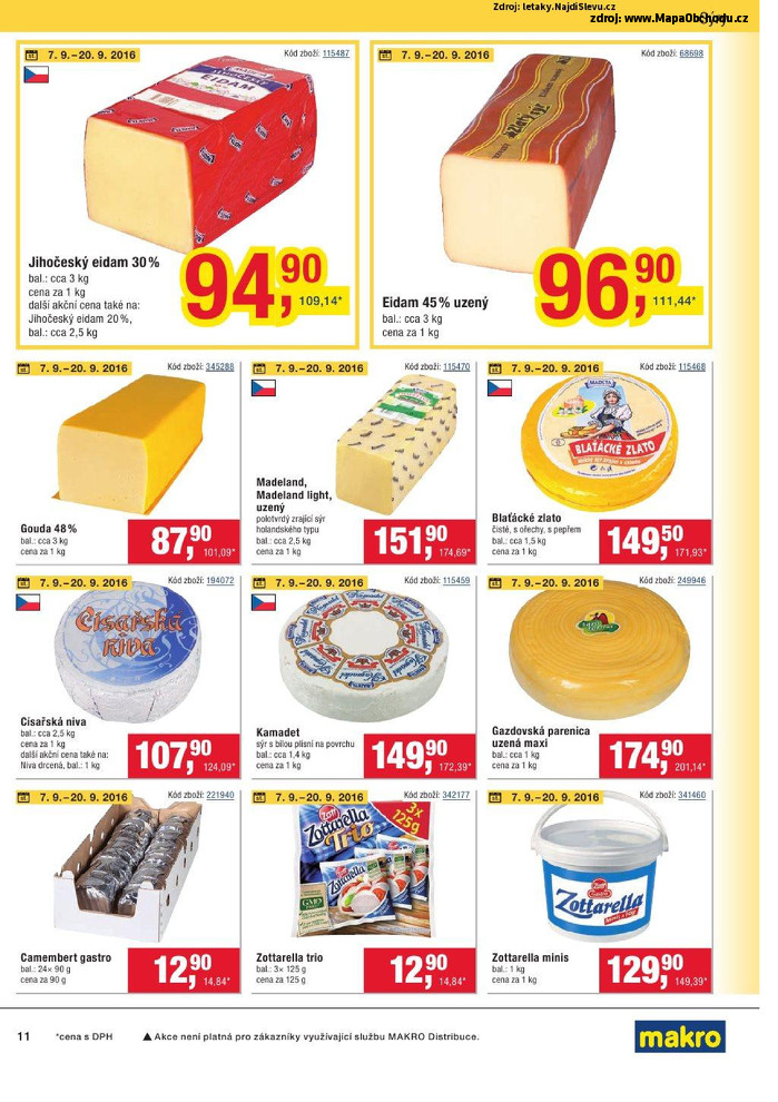 Stránka č. 11 - Akční leták Makro Gastronomie