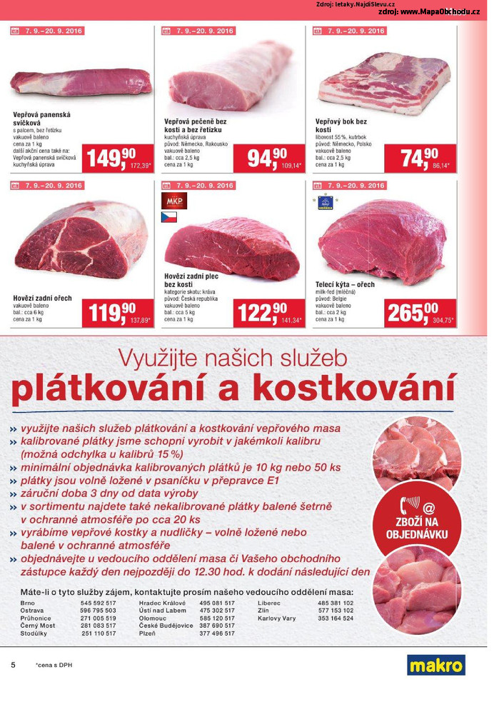 Stránka č. 5 - Akční leták Makro Gastronomie