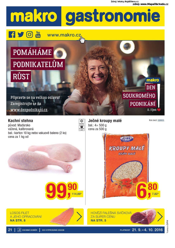 Stránka č. 1 - Akční leták Makro Gastronomie