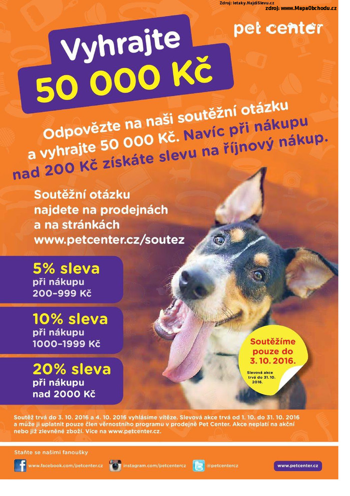 Stránka č. 16 - Akční leták Pet Center