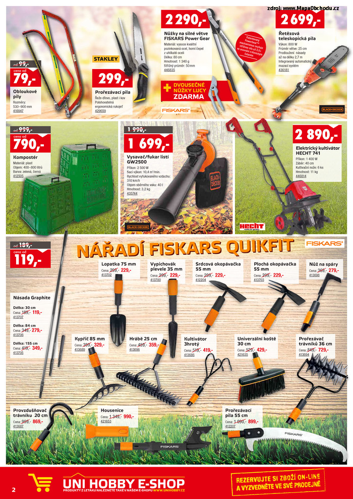 Stránka č. 2 - Akční leták UNI HOBBY Market