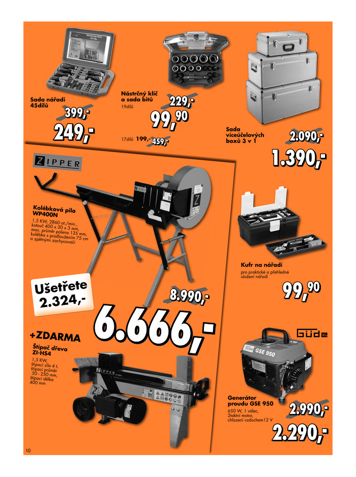 Stránka č. 10 - Akční leták Globus  Baumarkt