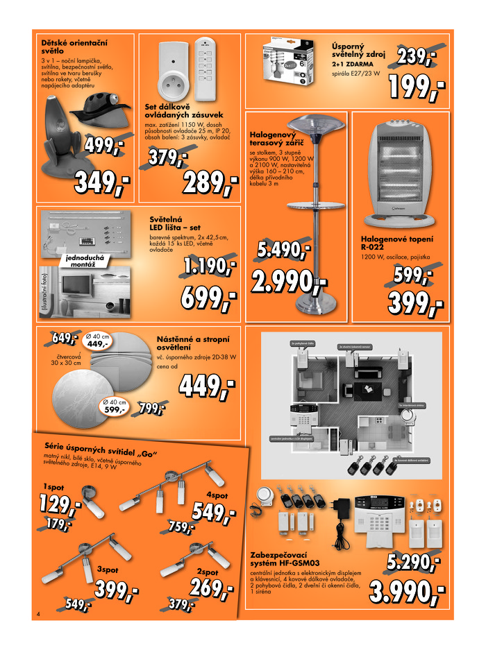 Stránka č. 4 - Akční leták Globus  Baumarkt