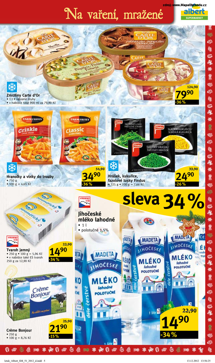 Stránka č. 5 - Akční leták Albert  Supermarket