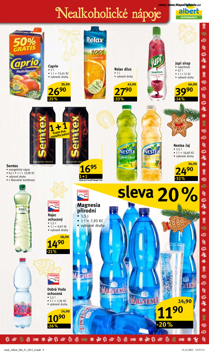 Stránka č. 9 - Akční leták Albert  Supermarket