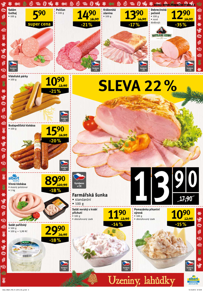 Stránka č. 3 - Akční leták Albert  Hypermarket