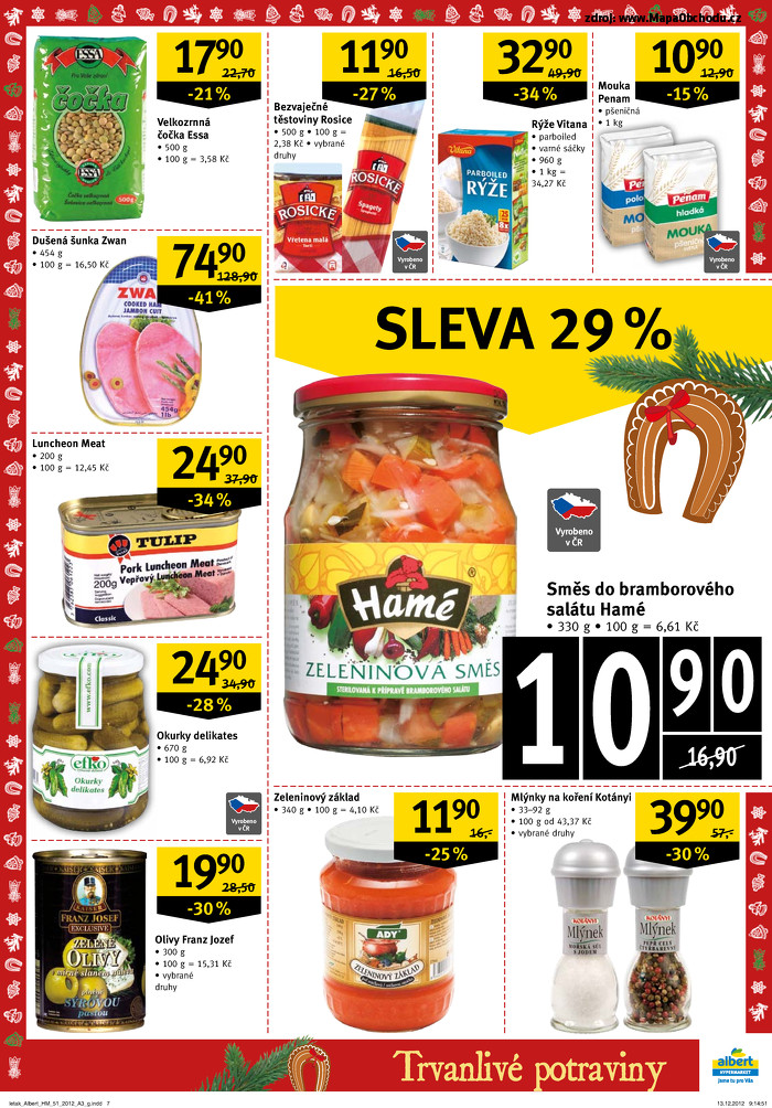 Stránka č. 7 - Akční leták Albert  Hypermarket