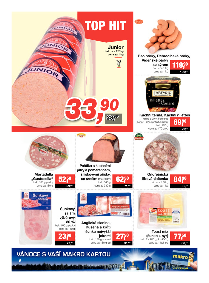 Stránka č. 6 - Akční leták Makro  Potraviny