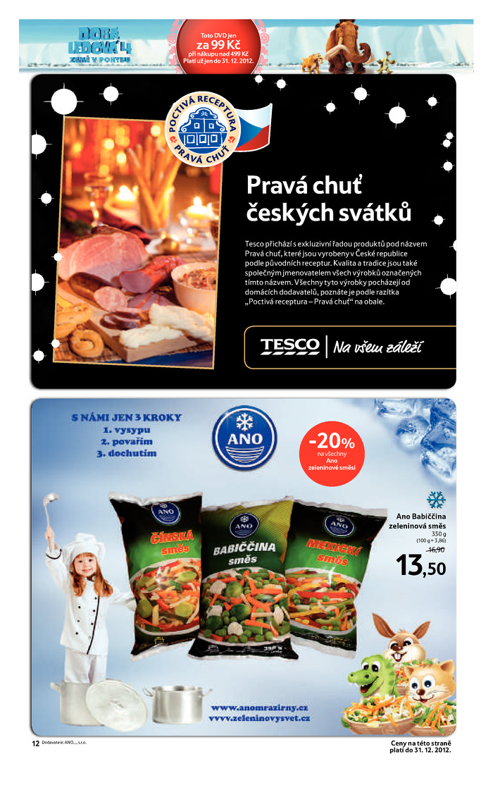 Stránka č. 12 - Akční leták Tesco  Hypermarket