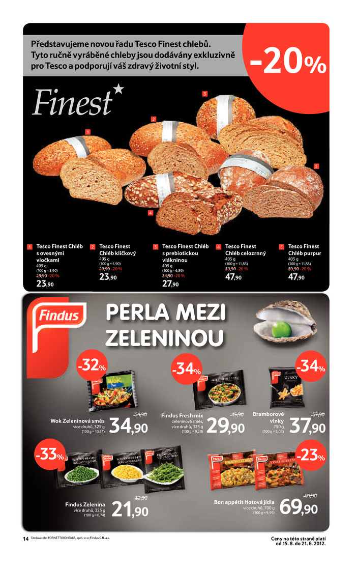 Stránka č. 14 - Akční leták Tesco  Hypermarket