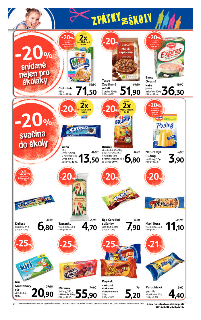 Stránka č. 2 - Akční leták Tesco  Hypermarket