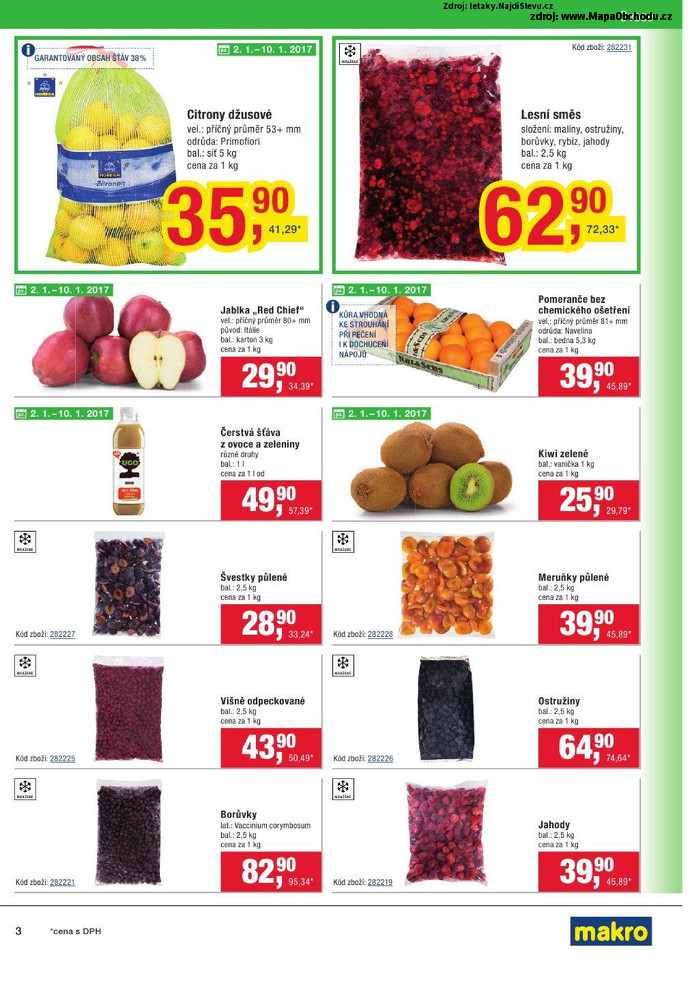 Stránka č. 3 - Akční leták Makro Gastronomie