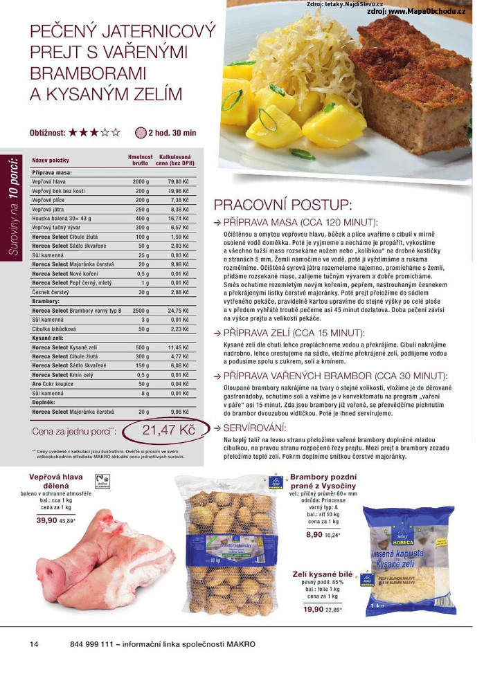 Stránka č. 14 - Akční leták Makro Gastronomie