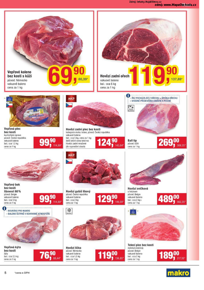 Stránka č. 5 - Akční leták Makro Gastronomie