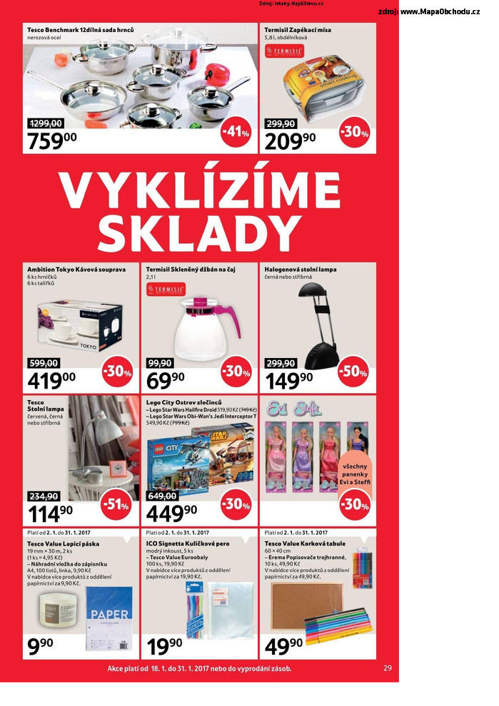 Stránka č. 29 - Akční leták Tesco Hypermarket