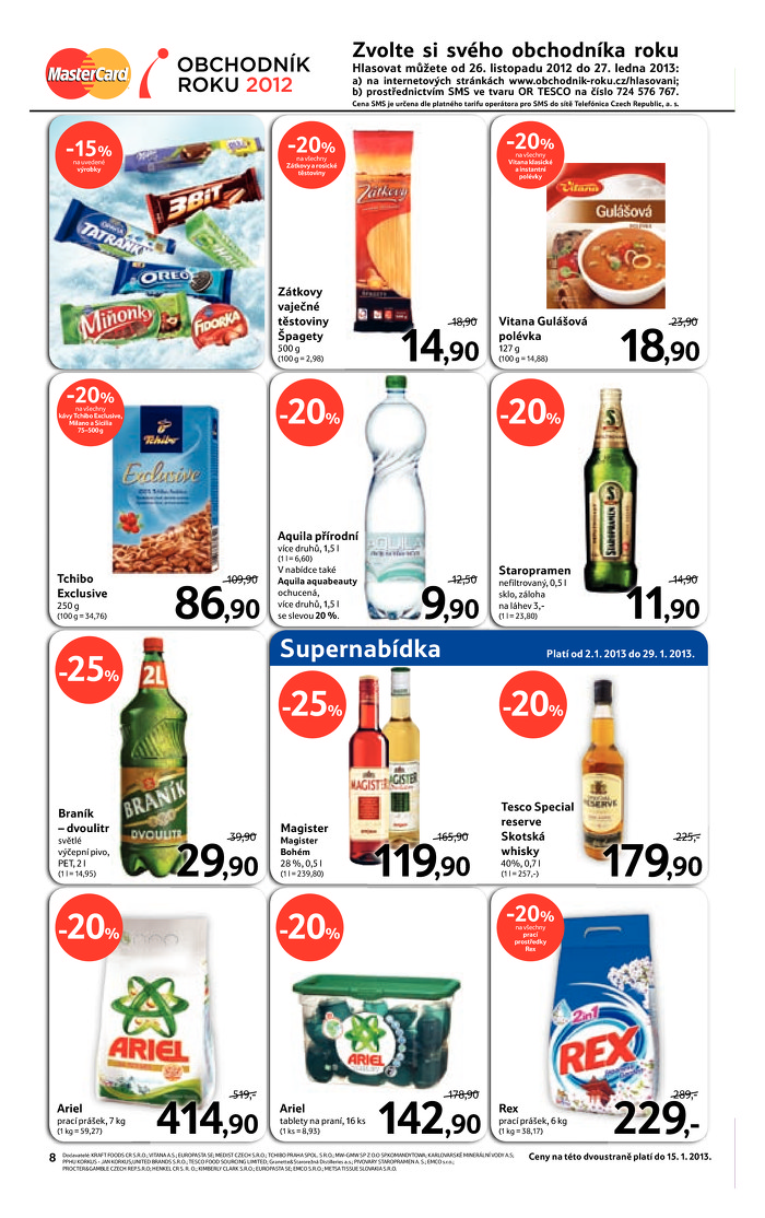 Stránka č. 8 - Akční leták Tesco  Hypermarket