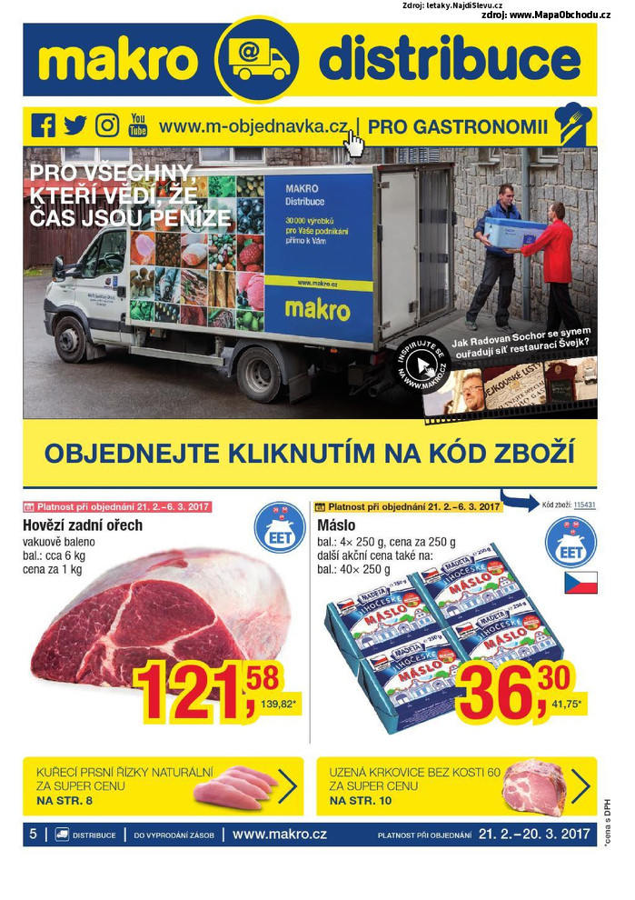 Stránka č. 1 - Akční leták Makro Gastronomie distribuce