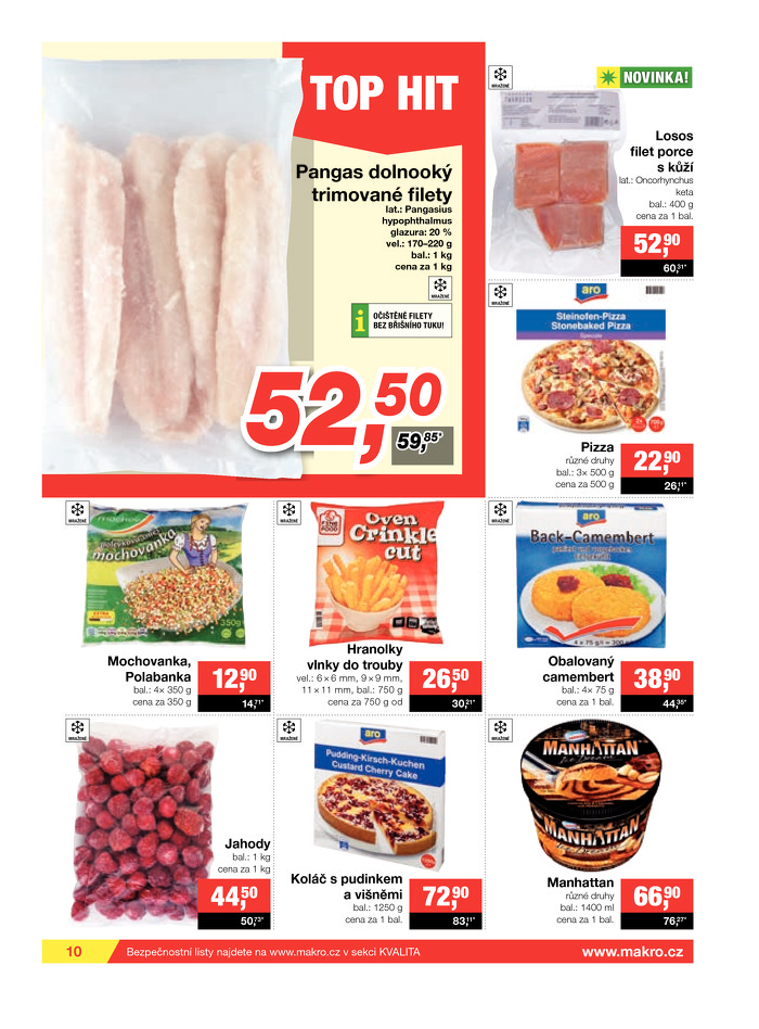 Stránka č. 10 - Akční leták Makro Potraviny