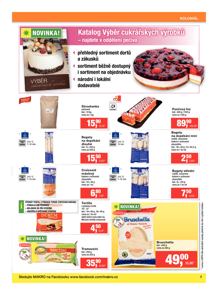 Stránka č. 7 - Akční leták Makro  Gastronomie - trvanlivé