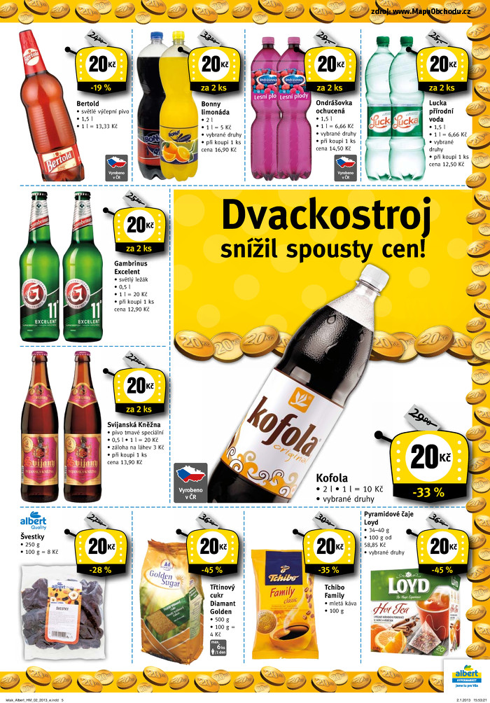 Stránka č. 5 - Akční leták Albert  Hypermarket