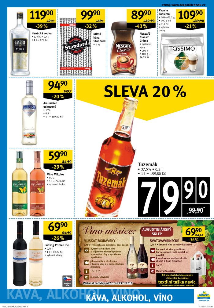 Stránka č. 9 - Akční leták Albert  Hypermarket