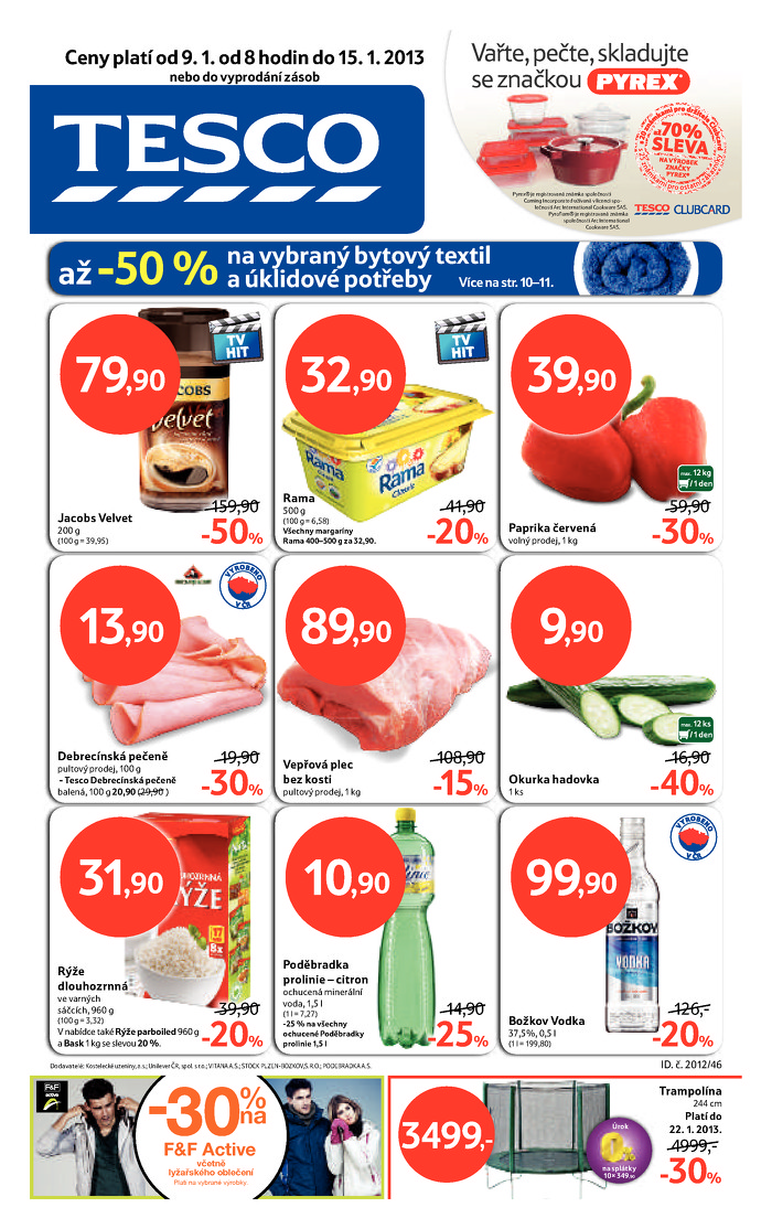 Stránka č. 1 - Akční leták Tesco  Hypermarket