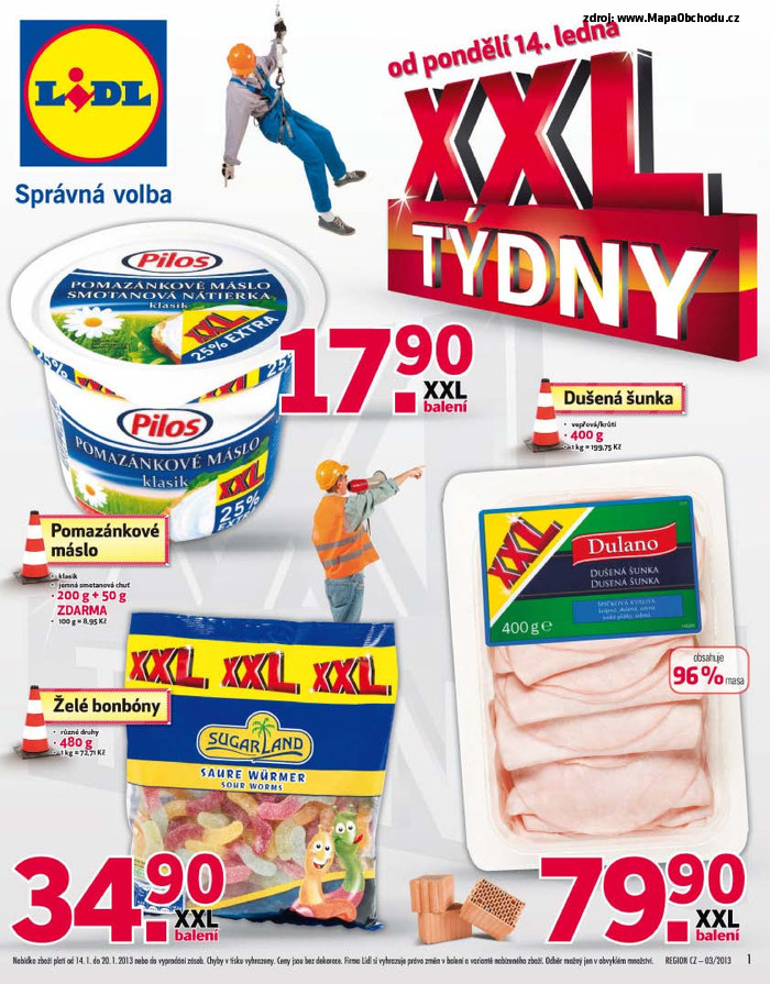 Stránka č. 1 - Akční leták Lidl XXL Týdny