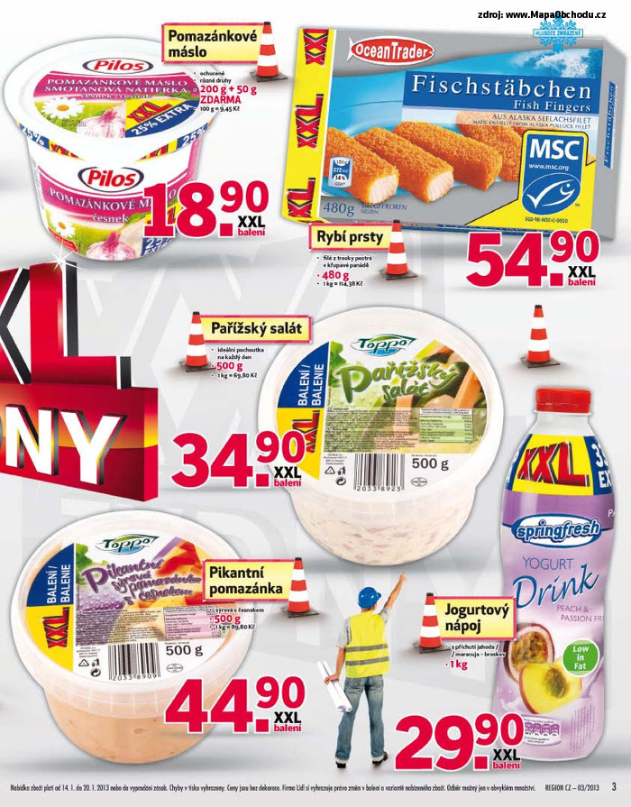 Stránka č. 3 - Akční leták Lidl XXL Týdny