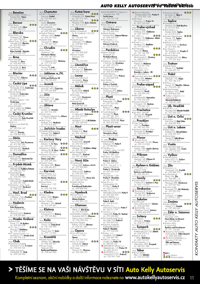 Stránka č. 11 - Akční leták Auto Kelly