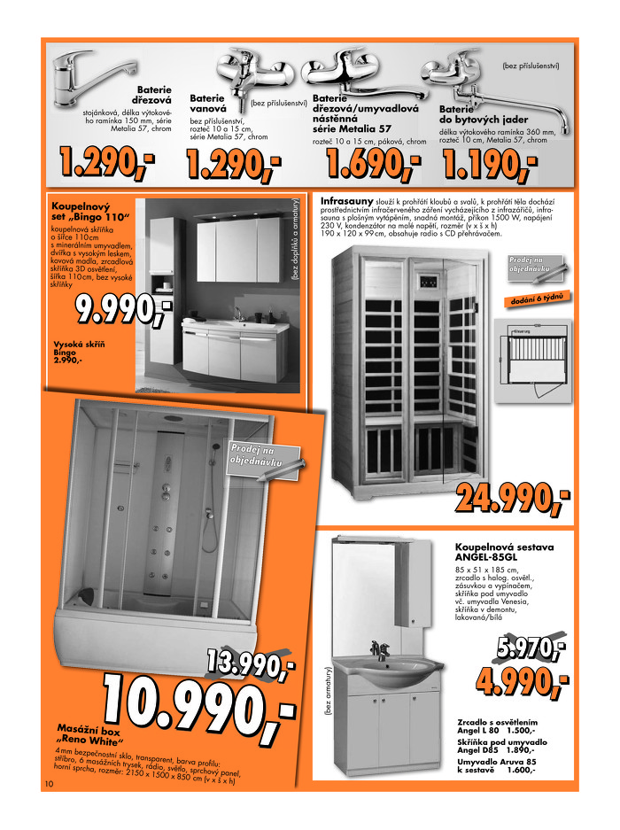 Stránka č. 10 - Akční leták Globus  Baumarkt