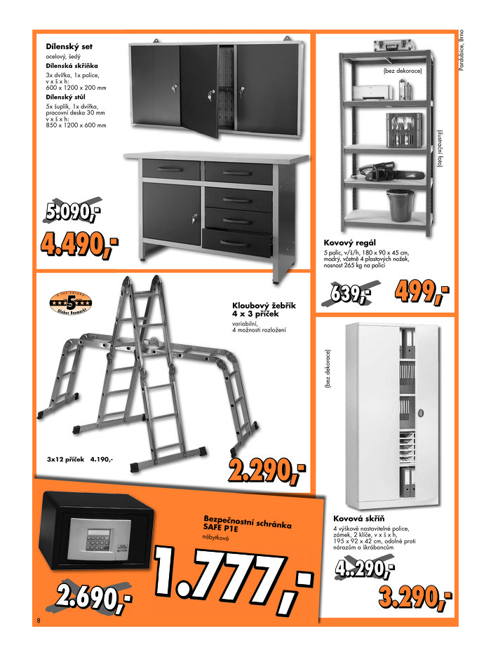 Stránka č. 8 - Akční leták Globus  Baumarkt