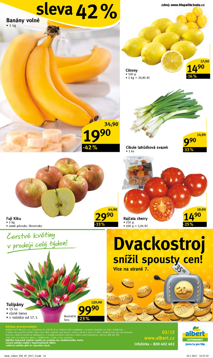 Stránka č. 12 - Akční leták Albert  Supermarket