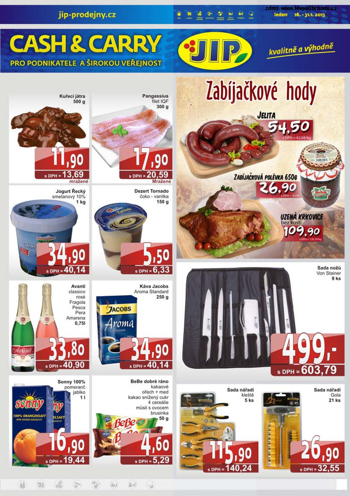 Stránka č. 1 - Akční leták JIP  Cash and Carry