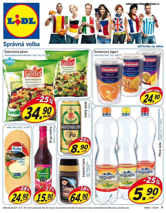 Stránka č. 19 - Akční leták Lidl  XXL Týdny