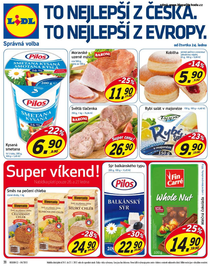 Stránka č. 20 - Akční leták Lidl  XXL Týdny