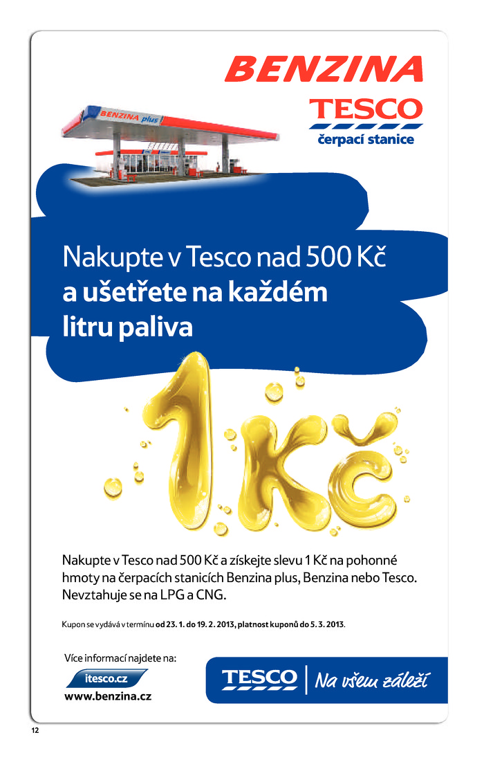 Stránka č. 12 - Akční leták Tesco  Hypermarket